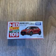 トミカNo.109 スズキ スイフトスポーツ(初回特別仕様)のサムネイル