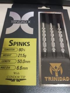 未使用 TRiNiDAD X SPINKS ダーツ バレル 21.5g ダーツ - メルカリ