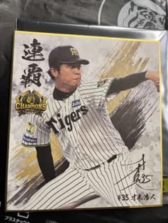 【説明欄必読】阪神タイガース 2026年優勝記念シークレットミニ色紙 才木浩人のサムネイル