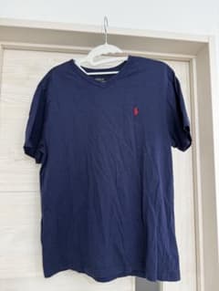 ラルフローレンVネックTシャツ ネイビーのサムネイル
