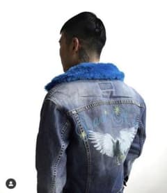 LAST NEST fur denim jacket ファーデニムジャケットのサムネイル