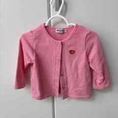 Miki House ピンク カーディガン 子供服のサムネイル