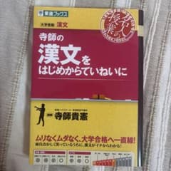 寺師の漢文をはじめからていねいに 東進ブックスのサムネイル