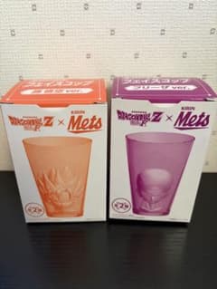 드래곤 볼 Z 부활의 F Mets 페이스 컵 손오공 프리저 세트