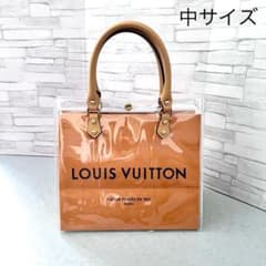 ハンドルスカーフプレゼント！クリアバッグとヴィトンショッパー中 