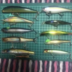 シーバス ルアー いろいろ10個セット　トップからビッグまで　バラ売り不可 シーバス ルアー いろいろ10個セット トップからビッグまで バラ売り