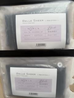 BELLE SHEER 着圧レギンス ブラック XS/S/M/L/XLのサムネイル