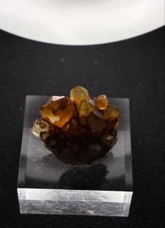 タンジェリッククォーツ 鉱物標本 水晶クラスターのサムネイル