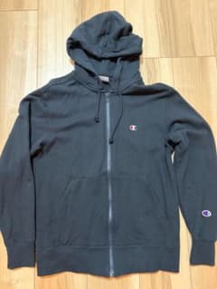 【Champion 】胸ロゴ ジップパーカー フーディーのサムネイル