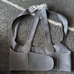 ショル様専用　新品2個セット‼️猫背矯正ベルト 3XL グレーのサムネイル