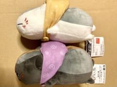 夏目友人帳 ニャンコ先生おでかけぬいぐるみ 約18cm 新品未使用 2種セット