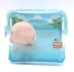 【新品未開封】銭湯風 クリアポーチ　ぬい活　推し活のサムネイル