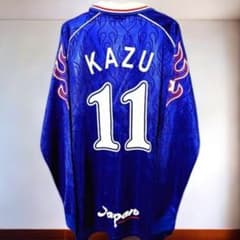 三浦知良 KAZU 1998日本代表 長袖 シャツ 背番号11 - メルカリ