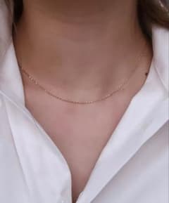 0.8mm glitter necklace ネックレスのサムネイル