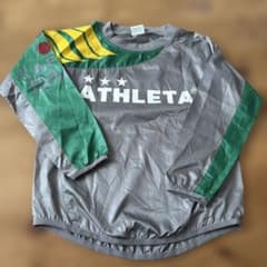 ATHLETA ピステ グレー×グリーン 130cm 上のみのサムネイル