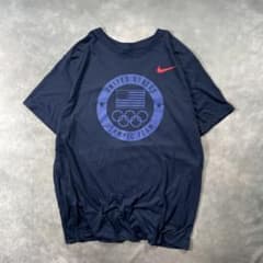 古着2020 NIKE USA五輪TシャツXL紺 Y2KストリートYt084のサムネイル
