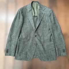 RING JACKET MEISTER ウールシルクリネンジャケット(グリーン) RING JACKET MEISTER ウールシルクリネンジャケット(グリーン) - メルカリ