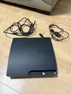PS3 本体 ブラック 電源ケーブル　HDMIケーブル付きのサムネイル