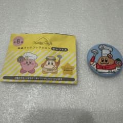 커비 카페 Kirby cafe 수탉 카와사키 자수 배지 자수 캔 배지