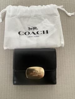 COACH 二つ折り財布 ブラックのサムネイル