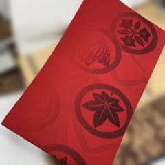 ♦︎ 早い者勝ちセール！名古屋帯 赤葉花模様 3点セット - メルカリ