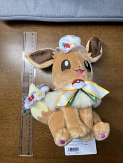 ポケパークカントー限定　イーブイ帽子あり　マスコットぬいぐるみ　カーニバル衣装のサムネイル