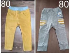 子供服　イエロー　ドラえもん　ズボン　パンツのサムネイル