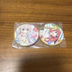 バッジ・ピンズ 小日向響＆鹿島理々 描き下ろし水着缶バッジ2種セット