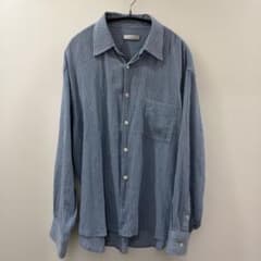 LOW CLASSIC 長袖シャツ チェック柄 ブルー系