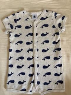 PETIT BATEAU ロンパース クジラ柄 60cmのサムネイル