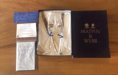 Mappin & Webb 装飾 ナイフ フォーク　12本　セット　箱付き MAPPIN & WEBB シルバープレイト製ナイフとフォークセット - メルカリ