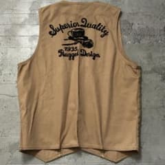 BEN DAVIS ベンデイビス 刺繍 ワーク ベスト アメリカン バイカー BEN DAVIS ベンデイビス 刺繍 ワーク ベスト アメリカン バイカー