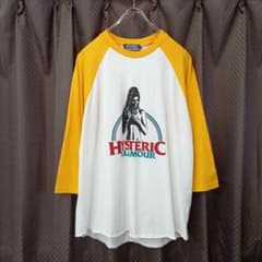 ヒステリックグラマー ラグランスリーブ 七分袖 ロンTシャツ XL - メルカリ
