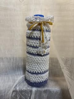 ハンドメイド 手編み ペットボトルカバー ボトルホルダーのサムネイル