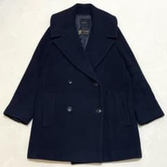 22AW スピックアンドスパン マンテココート ビッグカラー ダブルブレスト 22AW スピックアンドスパン マンテココート ビッグカラー ダブル