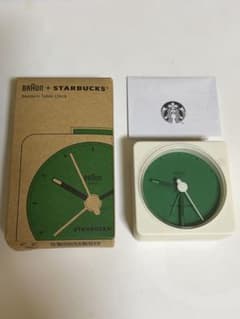 【韓国スタバ】BRAUN + STARBUCKS 置き時計のサムネイル