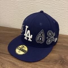 ニューエラ　LA ベースボールキャップ　７5/8 ペイズリー柄 NEW ERA ニューエラキャップ LA ペイズリー柄7 3/8 - メルカリ