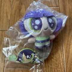 파워 퍼프 걸즈 오메메 반짝반짝 봉제인형 헤어 클립 가챠 버터 컵