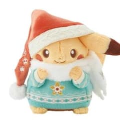 ピカチュウ サンタぬいぐるみのサムネイル