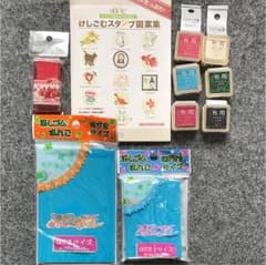 消しゴムはんこ セット 図案集 布用スタンプパッドのサムネイル