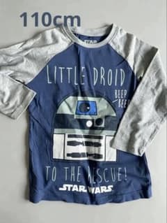スターウォーズ R2‑D2 長袖カットソー キッズ 110cm ラグラン袖のサムネイル