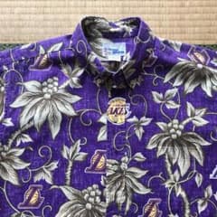 reyn spooner LA LAKERS Hawaiian Shirt Mのサムネイル