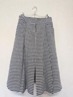 ZARA ギンガムチェック フレアスカートのサムネイル