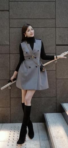 シェリエsheller classical jacket dress新品タグ付き - メルカリ