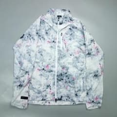 1235美品 オークリー スカル 総柄ジャケット メンズ XL ゴルフウェア