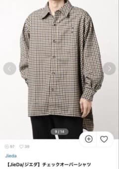 JieDa チェックオーバーシャツのサムネイル