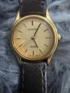 SEIKO Exceline ゴールド腕時計 SEIKO EXCELINE ゴールド 腕時計 動作未確認 4N21-0309 - メルカリ