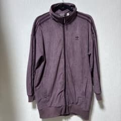 adidas Originals ベロア トラックジャケット　パープルのサムネイル