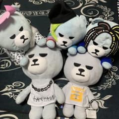 KRUNK BIGBANG ぬいぐるみ 5体セット - メルカリ