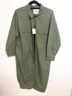 AMERICAN HOLIC 長袖ロングシャツ カーキのサムネイル